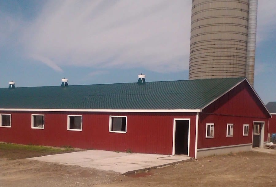 red barn repainted again