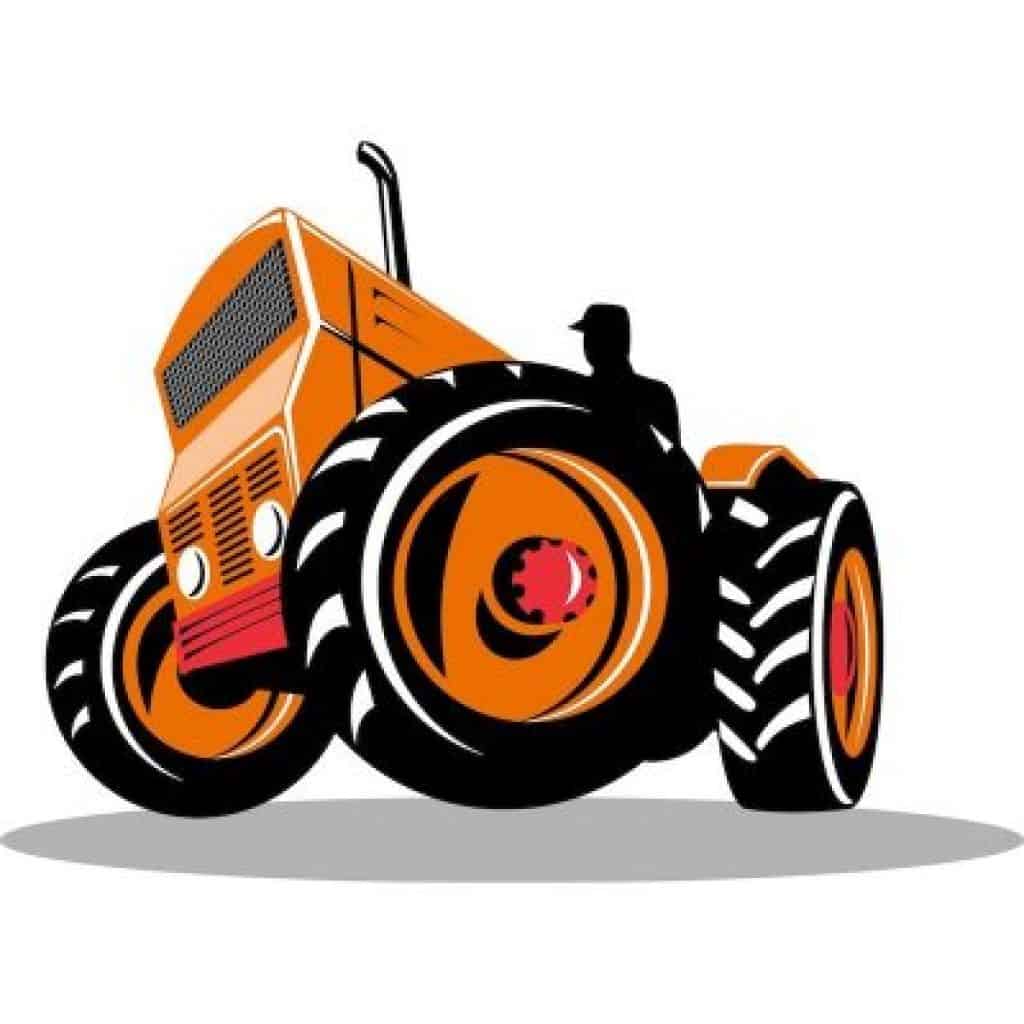 Illustration of a tractor Hamilton